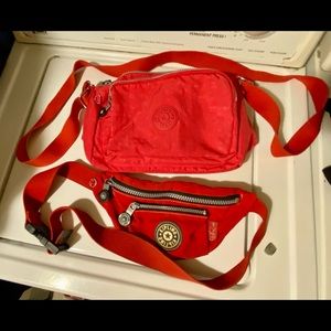 Red Kipling purse and waist pack!